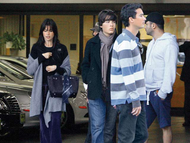 Sofia Vergara con Andres Lopez florecita